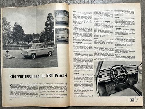 NSU Prinz4 test in Autokampioen 1967, Boeken, Auto's | Folders en Tijdschriften, Gelezen, Overige merken, Ophalen of Verzenden