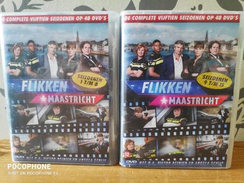 FLIKKEN MAASTRICHT SEIZOEN 1 T/M 15 IN NIEUWSTAAT, Cd's en Dvd's, Dvd's | Tv en Series, Zo goed als nieuw, Actie en Avontuur, Boxset
