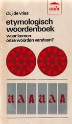 Etymologisch woordenboek - de Vries {M2111}, Boeken, Woordenboeken, Ophalen of Verzenden, Gelezen, Overige uitgevers, Nederlands