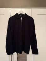 Cotton zwarte longsleeve polo maat M, Cotton, Maat 48/50 (M), Zwart, Ophalen of Verzenden