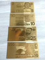 Setje gouden guldenbiljetten, 5 t/m 100 gulden jaren 60-70, Postzegels en Munten, Bankbiljetten | Nederland, Ophalen of Verzenden