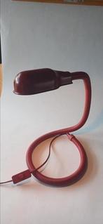 Snake lamp ossebloed rood vintage wandlamp 60/70 burolamp, Huis en Inrichting, Ophalen of Verzenden, Gebruikt, Minder dan 30 watt