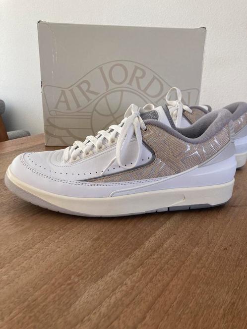 Air Jordan 2 Retro Low “Python” Mt.46 in doos, Kleding | Heren, Schoenen, Zo goed als nieuw, Wit, Ophalen of Verzenden
