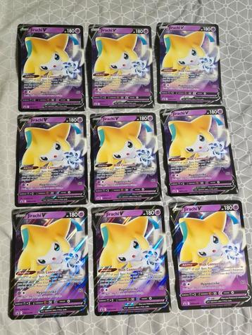 12x Jirachi V swsh299 Jumbo pokemon kaarten