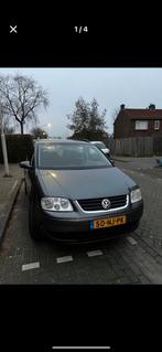 Volkswagen Touran 1.6 85KW 2003 Grijs, Auto's, Volkswagen, 74 €/maand, 1650 kg, 116 pk, Origineel Nederlands