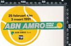 Sticker: ABN Wereld Tennis Toernooi 1991 - Ahoy Rotterdam, Ophalen of Verzenden, Zo goed als nieuw, Sport