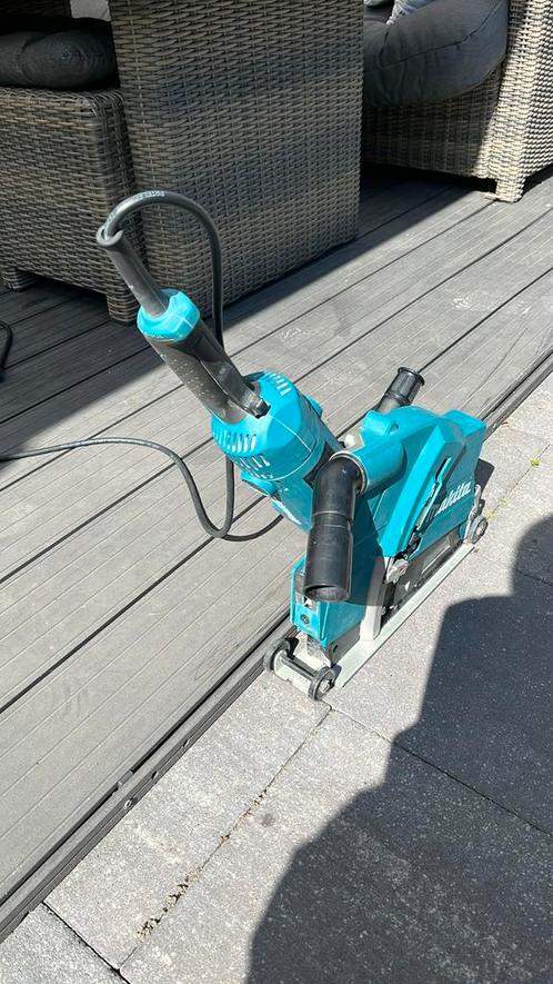 Makita haakse slijper met makita stof afzuiging, Doe-het-zelf en Verbouw, Gereedschap | Schuurmachines, Zo goed als nieuw, Overige typen