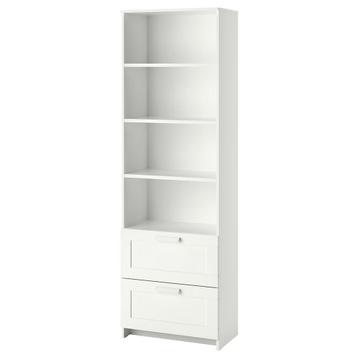 BRIMNES Boekenkast, wit, 60x190 cm Ikea