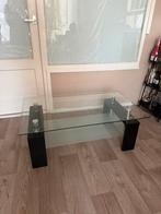 Kleine tafel van Glas, Huis en Inrichting, Tafels | Salontafels, Ophalen, 100 tot 150 cm, 50 tot 75 cm, 50 tot 100 cm
