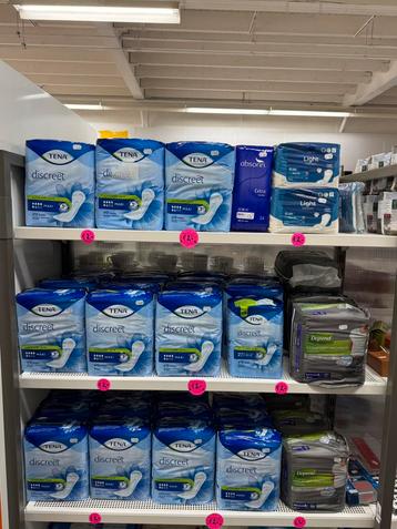 TENA, Absorin & Depend €2 beschikbaar voor biedingen
