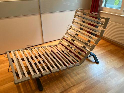 Swissflex lattenbodems (2 st.), Huis en Inrichting, Slaapkamer | Bedden, Gebruikt, Eenpersoons, 90 cm, 210 cm, Hout, Ophalen