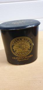 Blik olinda cigars vintage, Verzamelen, Rookartikelen, Aanstekers en Luciferdoosjes, Ophalen of Verzenden