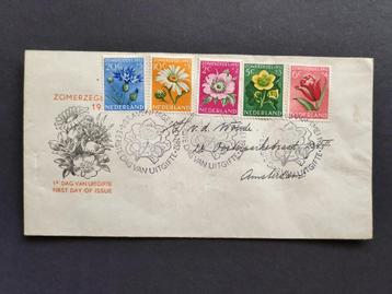 Eerstedagenvelop E9 - Zomerzegels 1952 beschikbaar voor biedingen