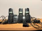 Philips telefoon set, Gebruikt, Ophalen, 3 handsets