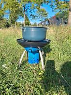 Camping kookstel (met nieuwe gasfles tegen een nieuwe prijs), Caravans en Kamperen, Kampeeraccessoires, Ophalen of Verzenden, Gebruikt