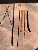 Speer en schild van Masai Kenya, Ophalen