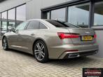Audi A6 Limousine 45 TFSI Sport 3x S-Line, Auto's, Gebruikt, 4 cilinders, Leder en Stof, Beige
