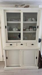 Buffetkast teak wit, Ophalen, Gebruikt, 100 tot 150 cm, 200 cm of meer