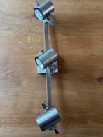 RVS Halogeen Spot met 3 verstelbare spots, Ophalen of Verzenden, Gebruikt, Metaal