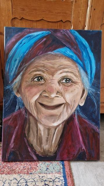 acrielverf doek 60x80 opbr. stg Slava Oekraïne Foundation beschikbaar voor biedingen