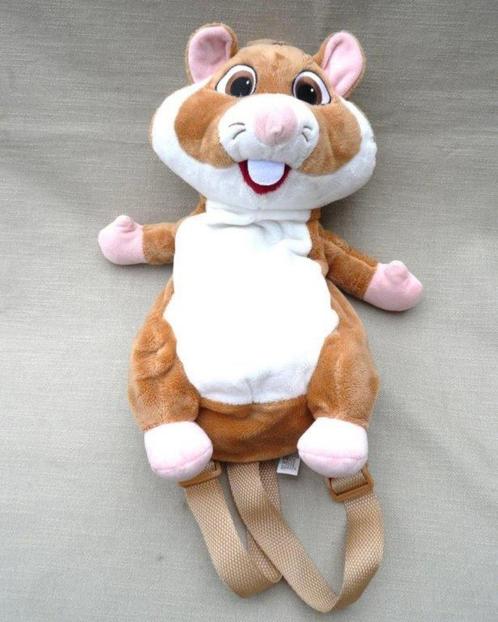 Albert Heijn rugzak knuffel hamster met draagriemen 35 cm., Kinderen en Baby's, Speelgoed | Knuffels en Pluche, Gebruikt, Verzenden