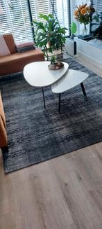 Trendy zwart/grijs vloerkleed 286x203, Ophalen