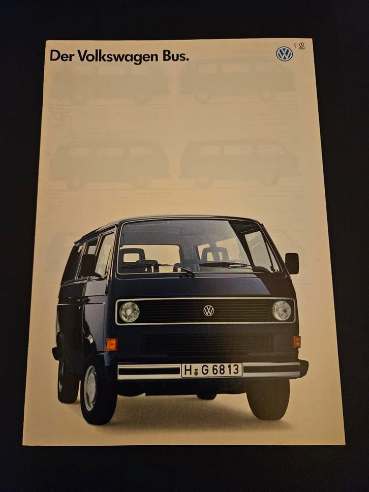 Brochure Volkswagen Bus Transporter 1987, Boeken, Auto's | Folders en Tijdschriften, Zo goed als nieuw, Volkswagen, Ophalen of Verzenden