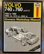 Werkplaatsboek Volvo 740 en 760, 1982 / 1989, Ophalen of Verzenden