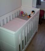 Hoogglans wit ledikant, Kinderen en Baby's, Kinderkamer | Bedden, Gebruikt, Minder dan 70 cm, Minder dan 140 cm, Ophalen
