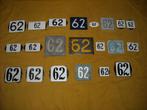 oud emaille huisnummer 62 ook 63 64 65 66 67 68 69 70 71 72, Ophalen of Verzenden