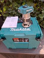Makita DRT50 boven-/kantfrees set met toebehoren 18V, Ophalen, Gebruikt, Accu, Makita
