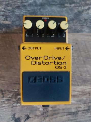 Boss OS-2 Overdrive/Distortion Pedaal beschikbaar voor biedingen