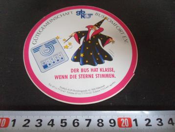 sticker strip tovenaar buskomfort ev bus hat klasse beschikbaar voor biedingen