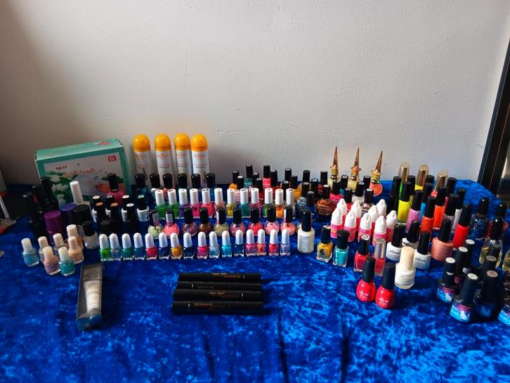 Grote Partij Nagellak & Accessoires - 152 Items, Sieraden, Tassen en Uiterlijk, Uiterlijk | Cosmetica en Make-up, Gebruikt, Make-up