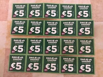 Plus dagje uit vouchers (per 10 vouchers te koop) beschikbaar voor biedingen