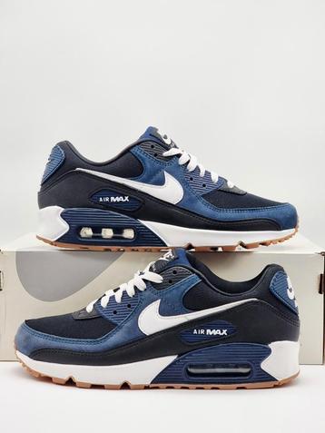 Nike air max 90 - midnight navy gum - size 40 beschikbaar voor biedingen