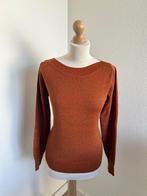 King Louie maat L oranje-bruine glitter trui 2715, Kleding | Dames, Maat 42/44 (L), Oranje, Ophalen of Verzenden, Zo goed als nieuw