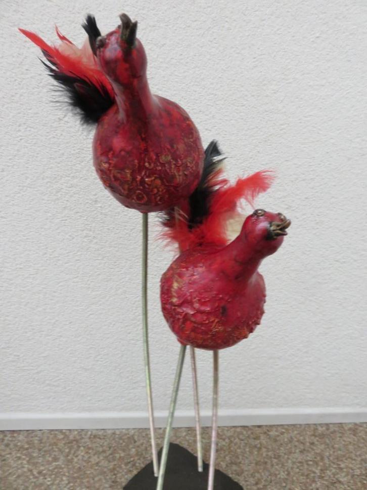 keramiek vogels, Verzamelen, Beelden en Beeldjes, Nieuw, Dier, Ophalen of Verzenden