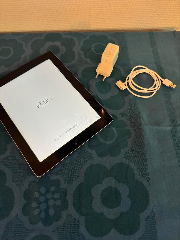 Ipad 2 16 GB Wifi + Netjes + Orginele Oplaadkabel, Computers en Software, Apple iPads, Zo goed als nieuw, Apple iPad, Wi-Fi, 10 inch