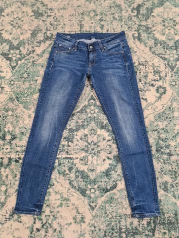 G-star raw 3301 mid skinny W29 L30 WMN Tulsi2930 Blauw 