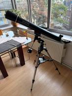 Celestron AstroMaster 90EQ Telescoop + Extra Lens, Lenzentelescoop (refractor), 80 tot 200 mm, Met statief, Ophalen of Verzenden
