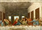 Reproductie fresco het laatste avondmaal Leonardo da Vinci, Verzamelen, Posters, Rechthoekig Liggend, Gebruikt, A1 t/m A3, Verzenden