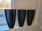 3 vasen tuincentrum, Ophalen, Rond, Zo goed als nieuw, Minder dan 40 cm