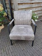fauteuil taupe kleur, Ophalen, Gebruikt, Minder dan 75 cm, Stof