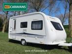 TOPSTAAT: Hobby De Luxe 440 SF / luifel / 1e eigenaar, Hobby, Bedrijf, Treinzit, Dwarsbed