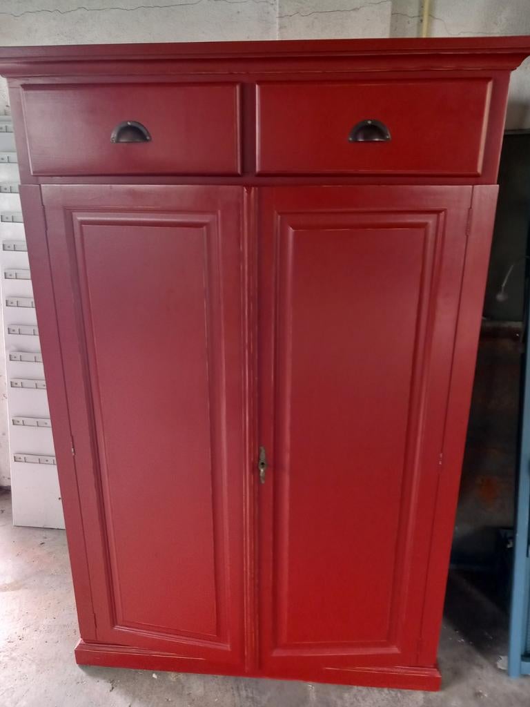 Rode kast., Huis en Inrichting, Kasten | Computermeubels, Ophalen, 170 cm of meer