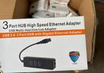 Partij Port HUB High Speed Ethernet Adapter - 84 stuks, Audio, Tv en Foto, Opladers, Ophalen, Nieuw