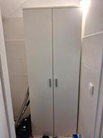 Te koop: witte kast met planken., Huis en Inrichting, Kasten | Kledingkasten, Ophalen, Gebruikt, 50 tot 100 cm, 150 tot 200 cm