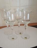 Wijn-champagne glazen merk Diva, aparte steel, Verzamelen, Glas en Borrelglaasjes, Ophalen, Zo goed als nieuw, Overige typen