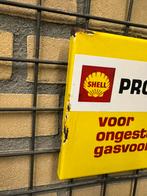 Shell emaille thermometer, Verzamelen, Reclamebord, Gebruikt, Ophalen of Verzenden, Nvt